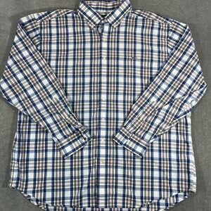 Vineyard Vines Whale Men's XXL Plaid Button Down Long Sleeve Shirt